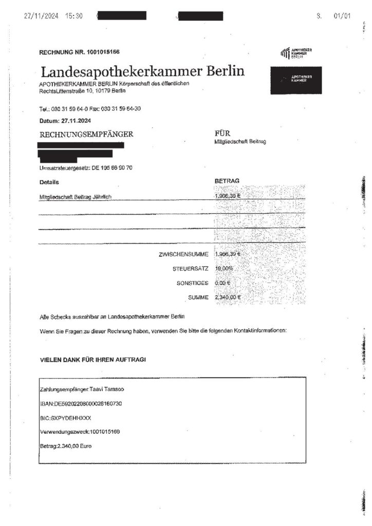 2. Rechnung